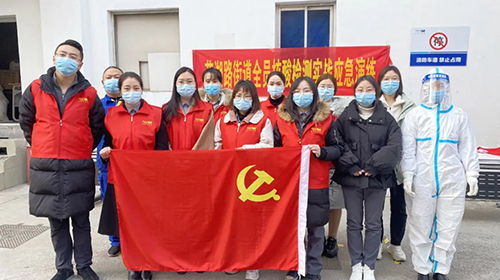 筑牢安全防线，发挥党员先锋模范，美而特党支部积极开展核酸检测演练